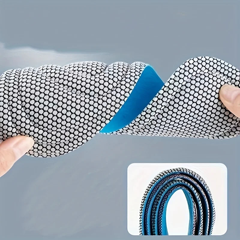 1/2 Pairs Memory Foam disposable Insoles for Shoes Antibacterial Deodorization Sweat Absorption Insert Sport Shoes Pads