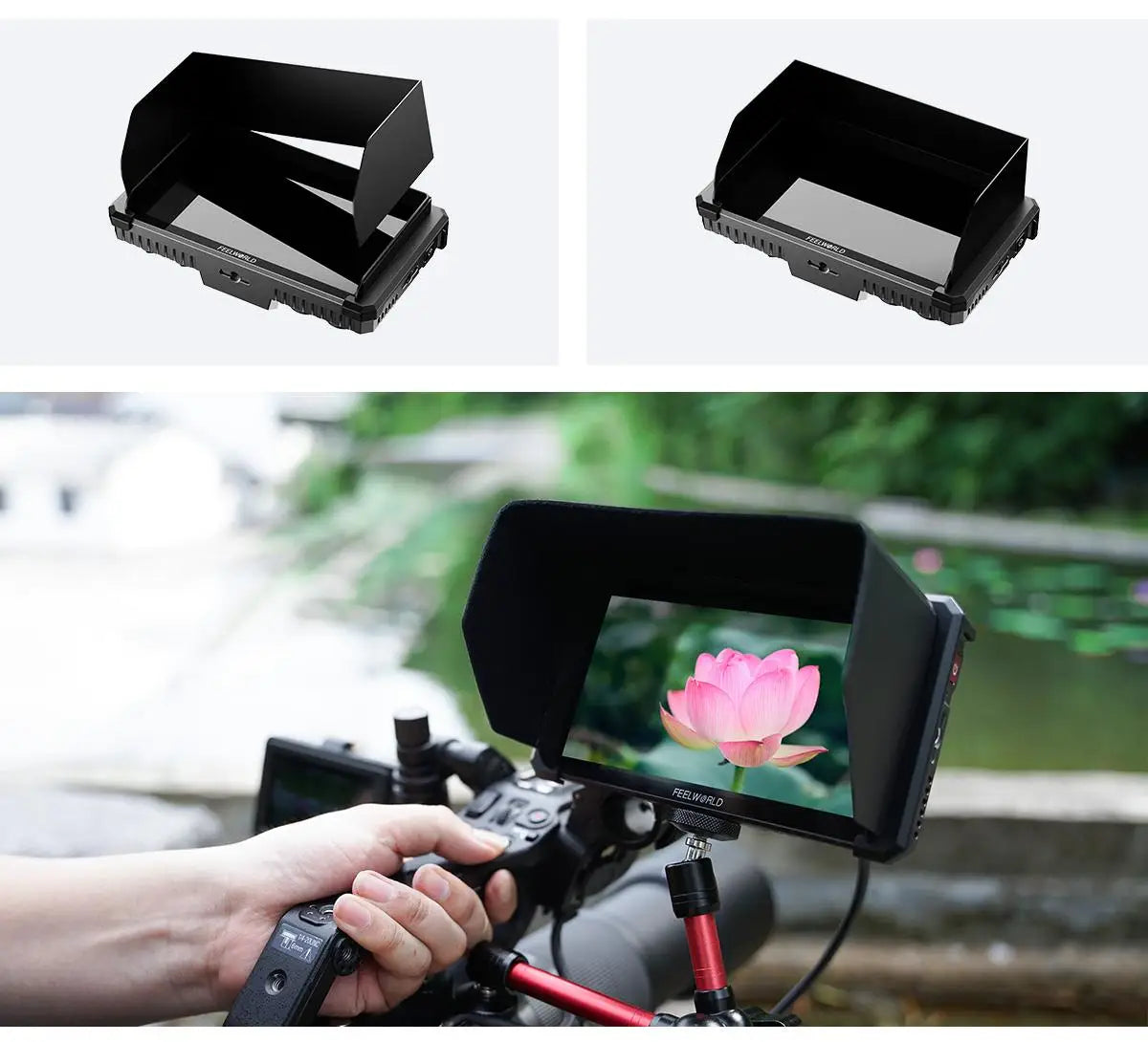 FEELWORLD SC6 6-inch Photography Video Monitor 1500NIT High Brightness 3G SDI HDMI 4K60Hz 1920X1080 IPS Screen Aluminum Shell