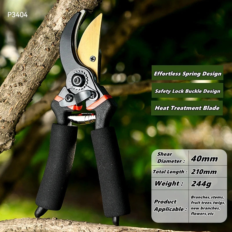 Labor-Saving SK-5 Pruning Shears – Garden Scissors for Bonsai, Fruit Trees, Flowers & Branches