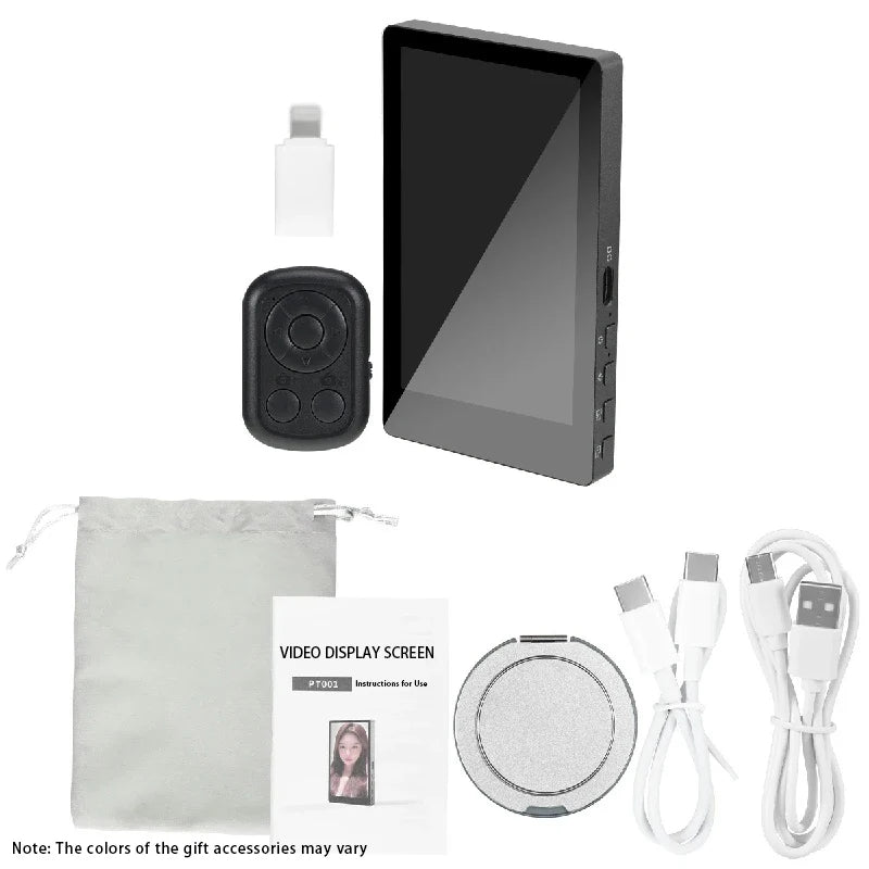 Smartphone Wireless Magnetic Monitor Screen For Smartphone Vlog Live Stream Video Recording Screen Phone Rear Camera Selfie