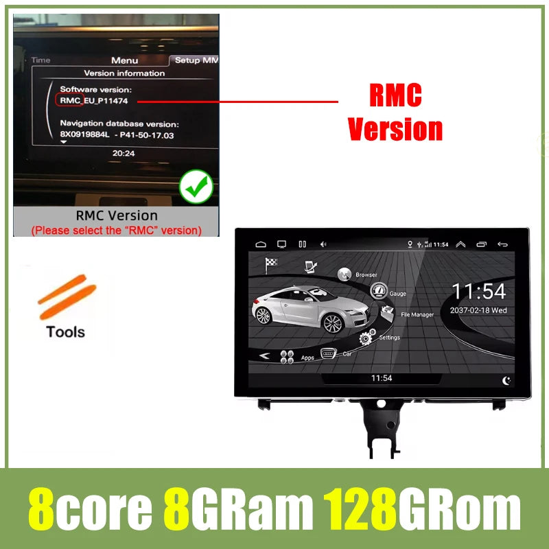 9" Android Car Stereo for Audi A6 C7 & A7 (2012–2018) — CarPlay, Android Auto, GPS, Bluetooth, WiFi