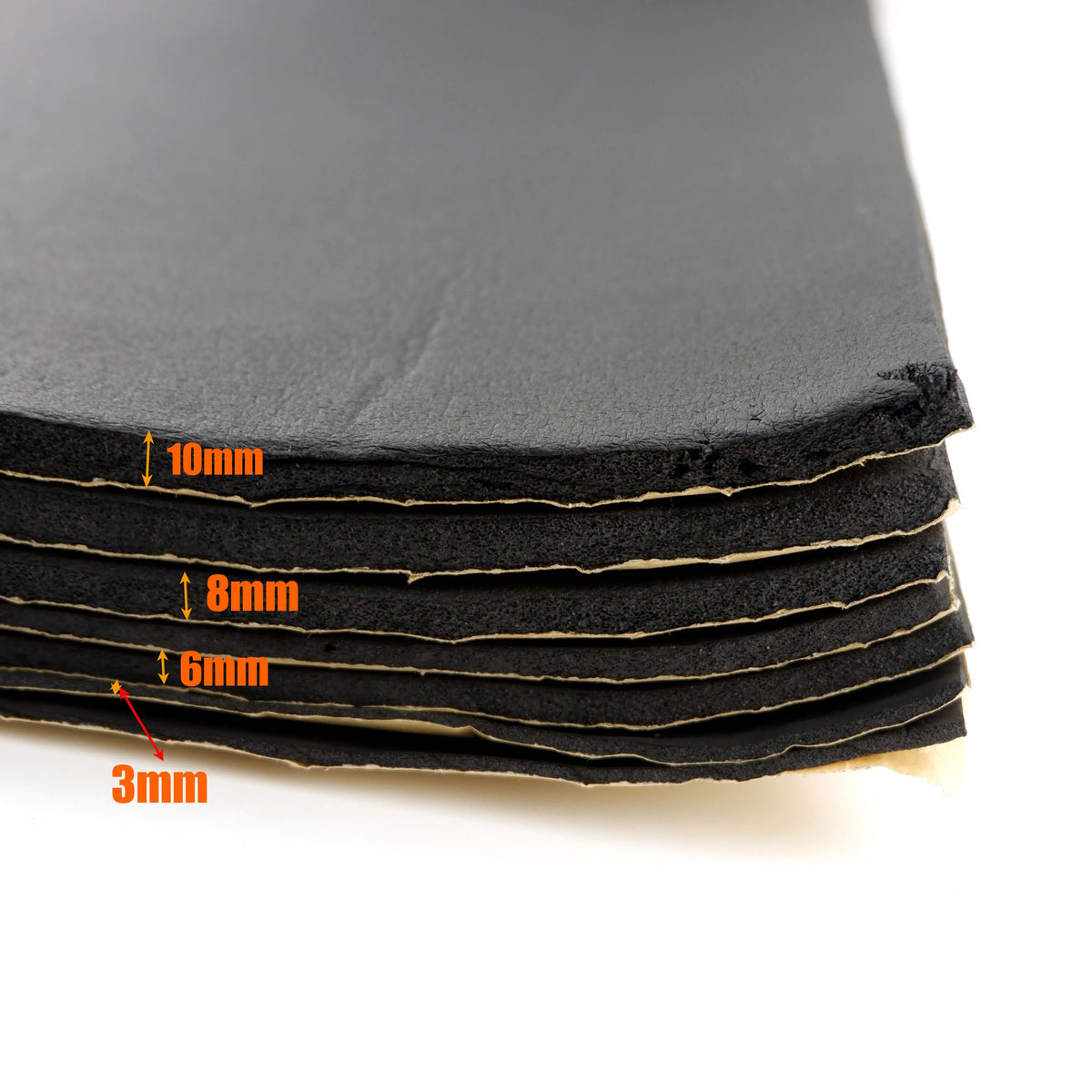 1 Roll 50x200cm 3mm/6mm/8mm/10mm Car Sound Insulation Cotton Proofing Deadening Anti-noise Heat Closed Cell Foam Truck Camper