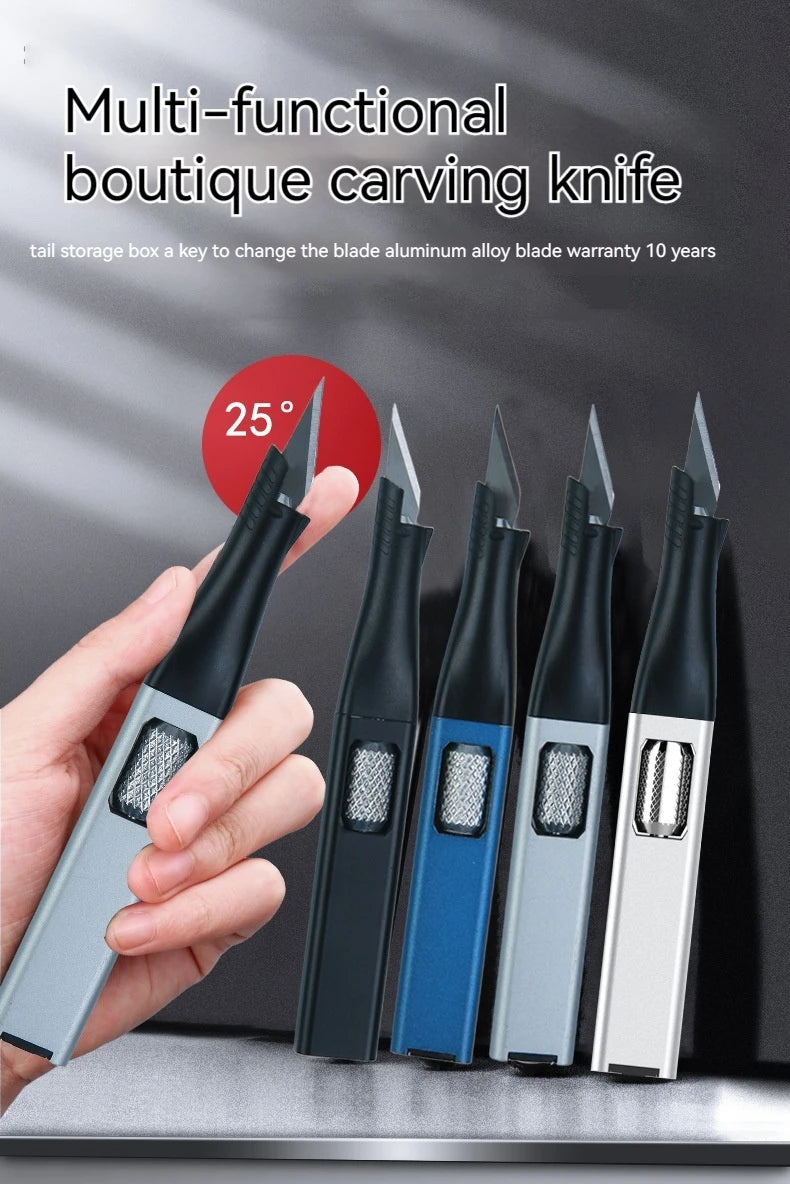 DIY Pen Carving Knife | Comes with 5 Interchangeable Horseshoe Art Blades