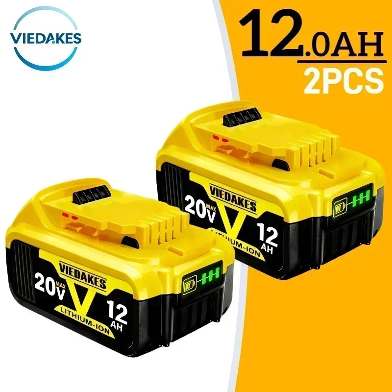 ✅20V 12Ah Battery for DeWalt Power Tools DCF887 DCG405 DCD791 DCF922 20V Lithium Battery Replacement⚡very good tool battery🔨