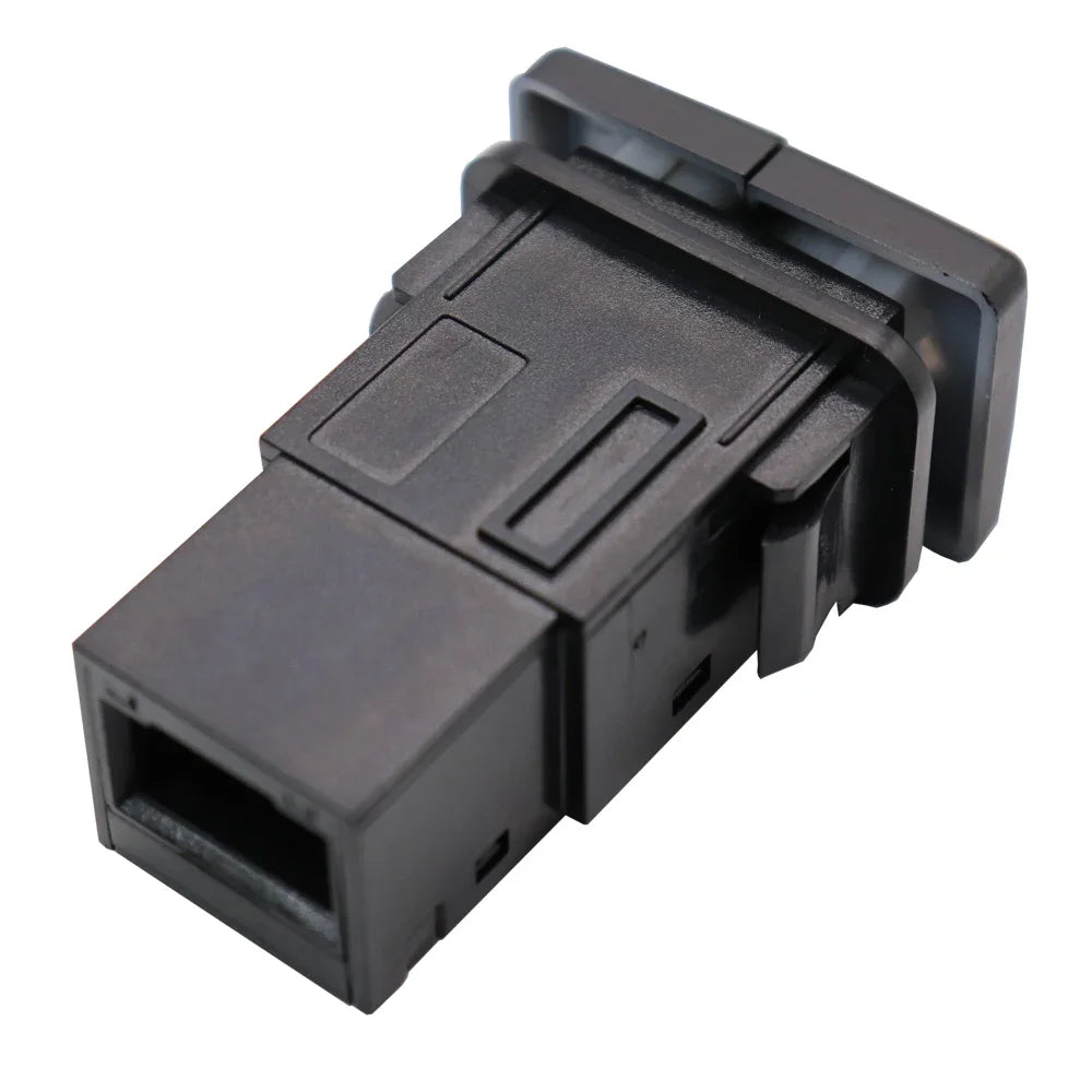 12V Dual Push Button Switch ON-Off Blue/Green Backlit 32.5mm X 22mm for Toyota 4Runner Hilux Prado RAV4, with Connector Wire