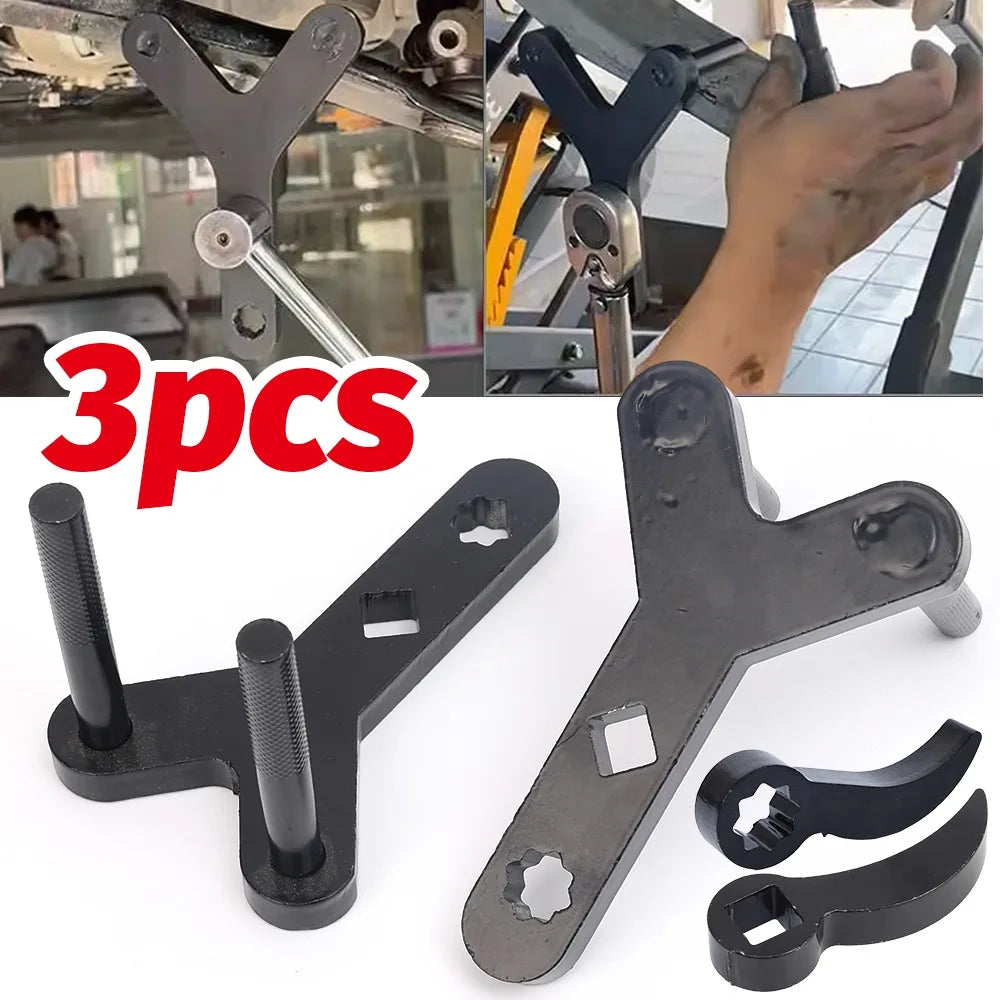 Car Lower Control Arm Disassembly Tool Manganese Steel Ball Joint Separator Leverage Drive Shaft Separation 1/2" Drive Adapter