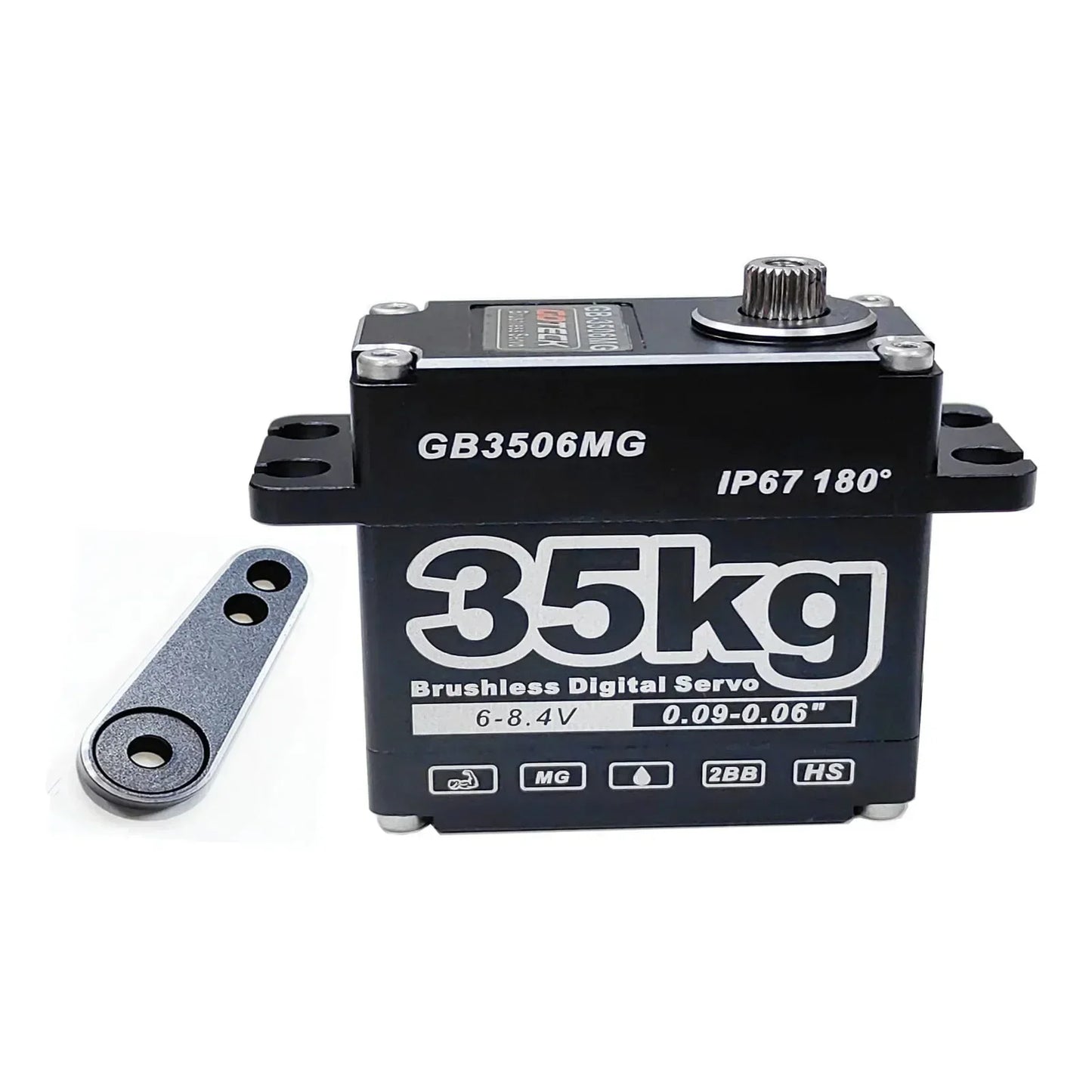 25kg 35kg 45kg RC Servo Metal Waterproof Servo For RC 1/10 1/8 Traxxas TRX4 Axial SCX10 Crawler Car Robot Truck Robot Parts