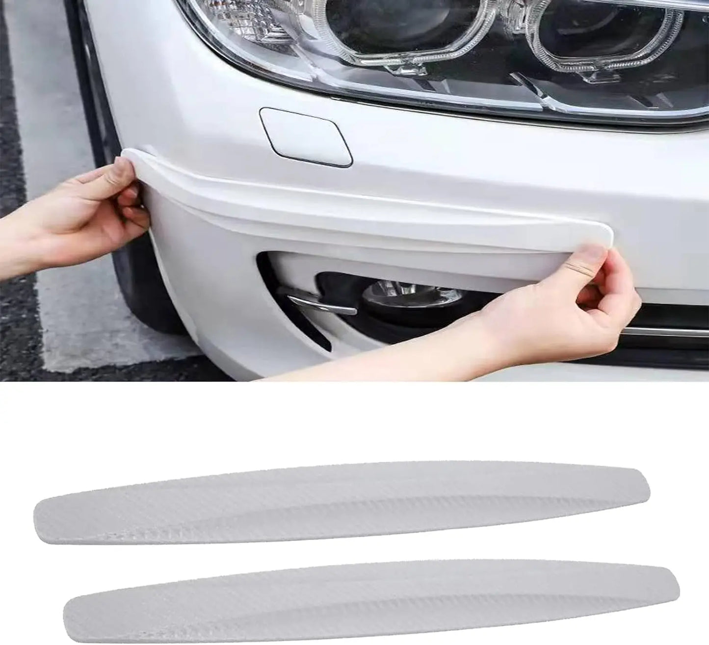 Car Bumper Protector Strip Guard Corner Protection Strip Anti-collision Anti-scratch Blade Protective Sticker Car Exterior Decor
