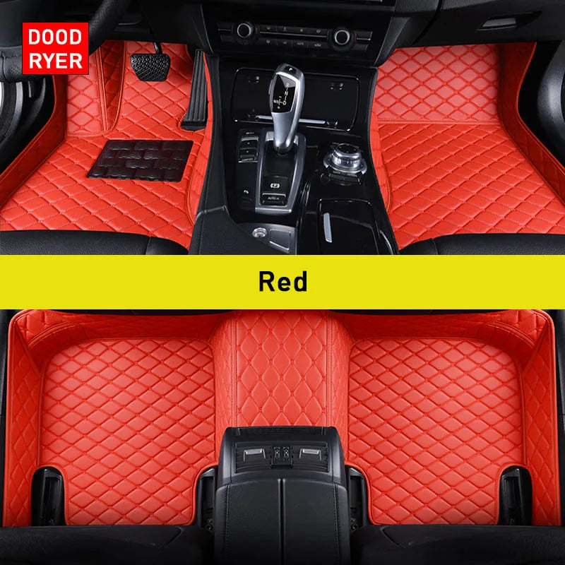 Custom-Fit Leather Car Floor Mats for Ford F-150 2009–2023 (Full Set)