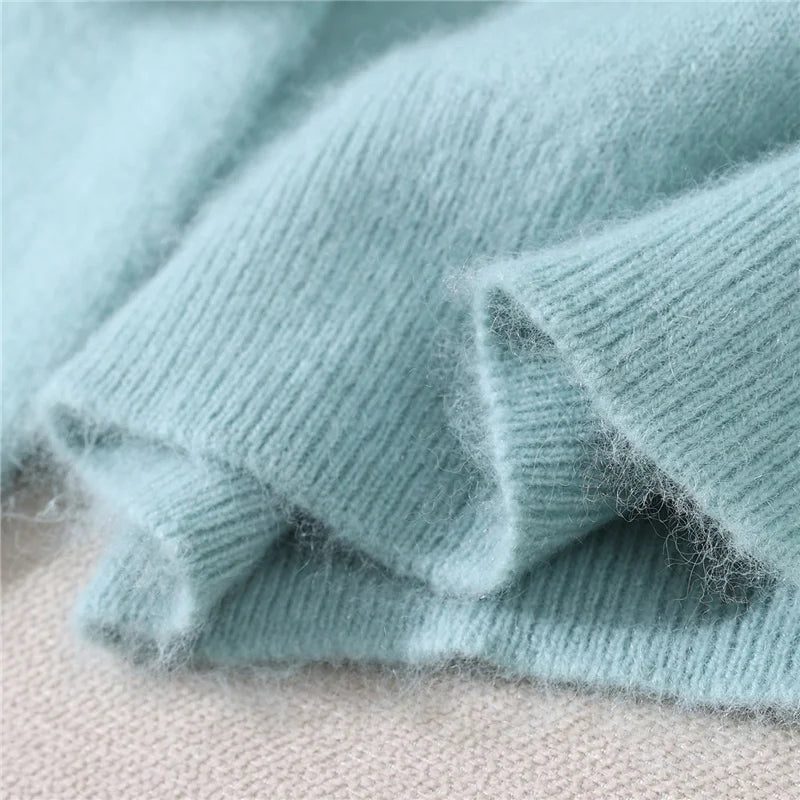 Women's Soft Knit Crew Neck Sweater, Basic Pullover