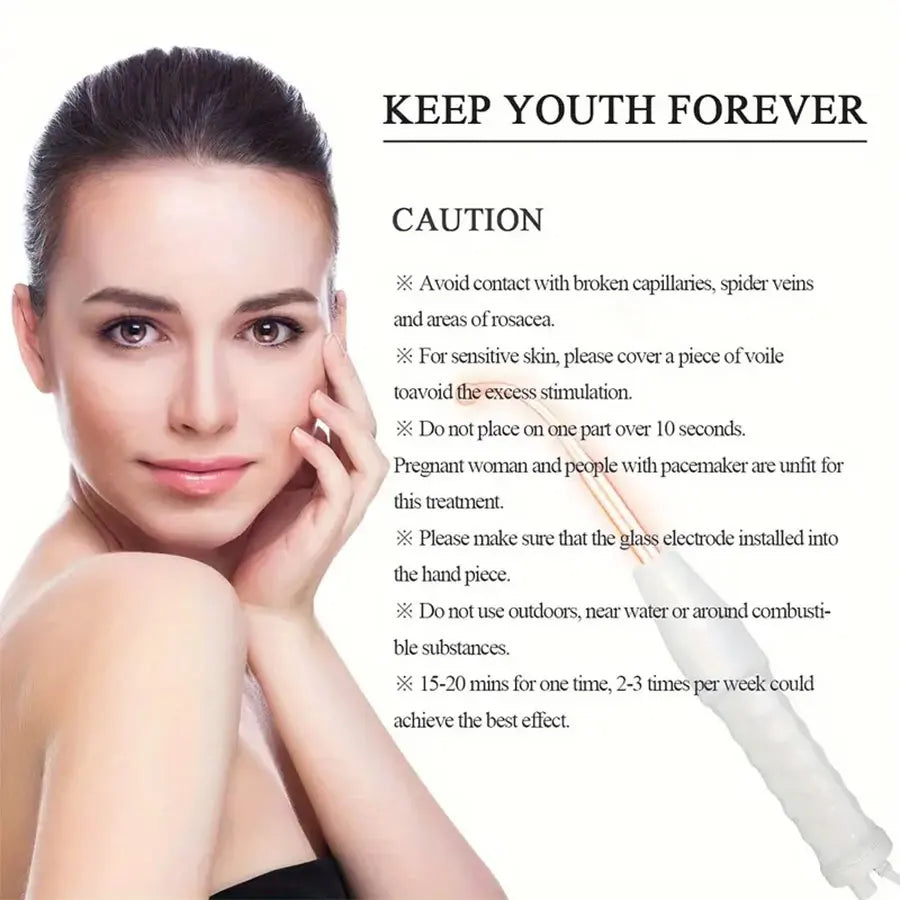 4-in-1 Facial Skin Care stick, High Frequency Facial Massager Facial Skin Care Set Portable skin care tools for family use Chris