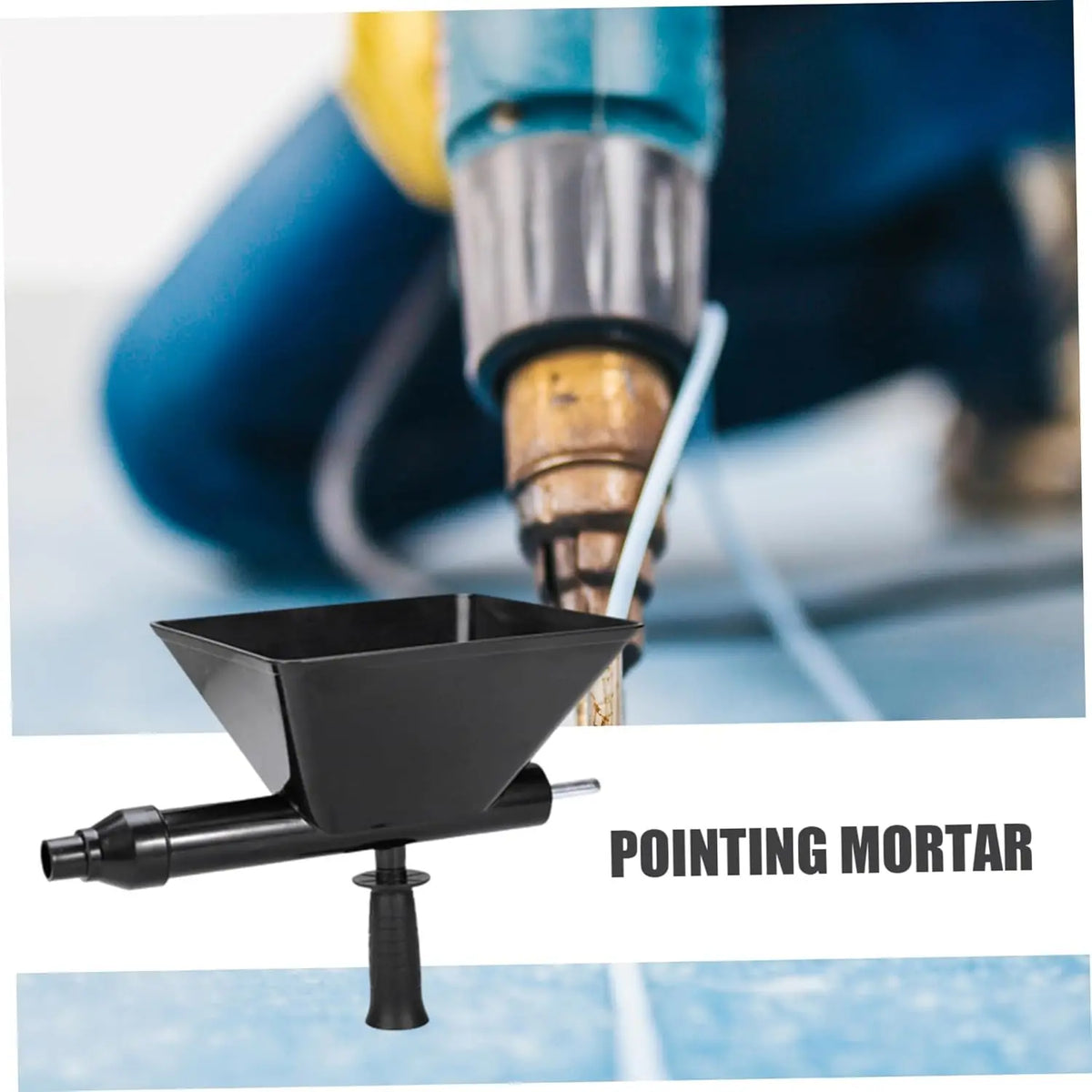 Electric Grouting and Caulking Tool for Drills, 10 mm