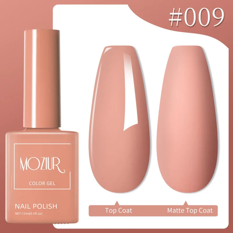 Colorful Hot Sale Uv Gel Nail Polish Set Soak Off Gel Nail Polish 15ml Professional Nail Gel Polishes