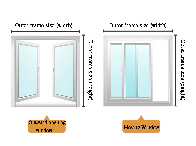 Windproof Window Insulation Film, Clear Winter Cover