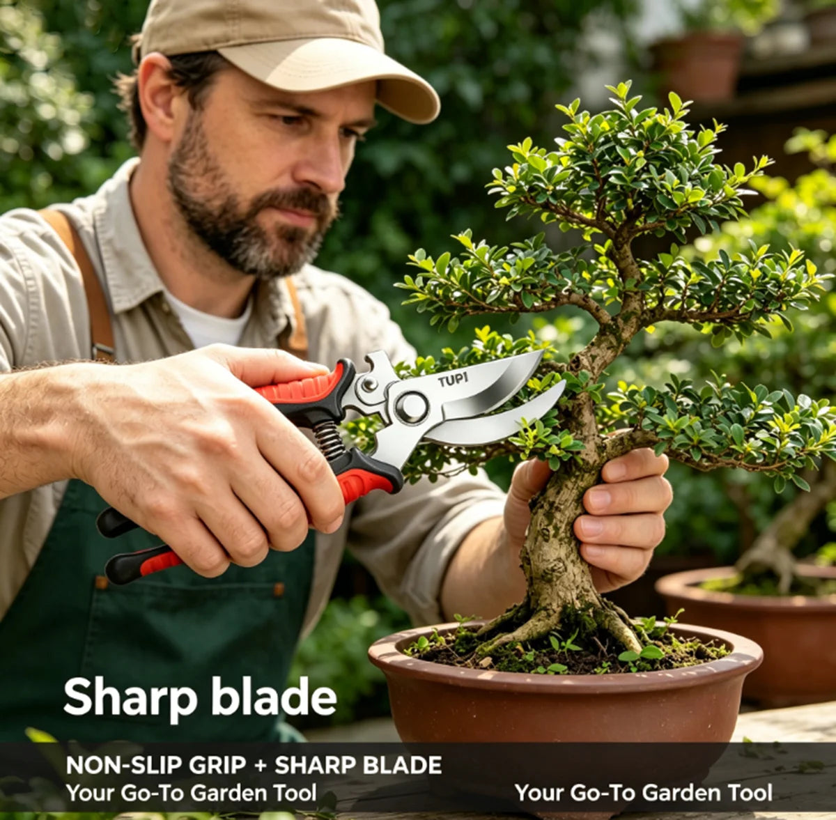 Garden Pruning Shears – Stainless Steel Plant Scissors for Trimming & Cutting