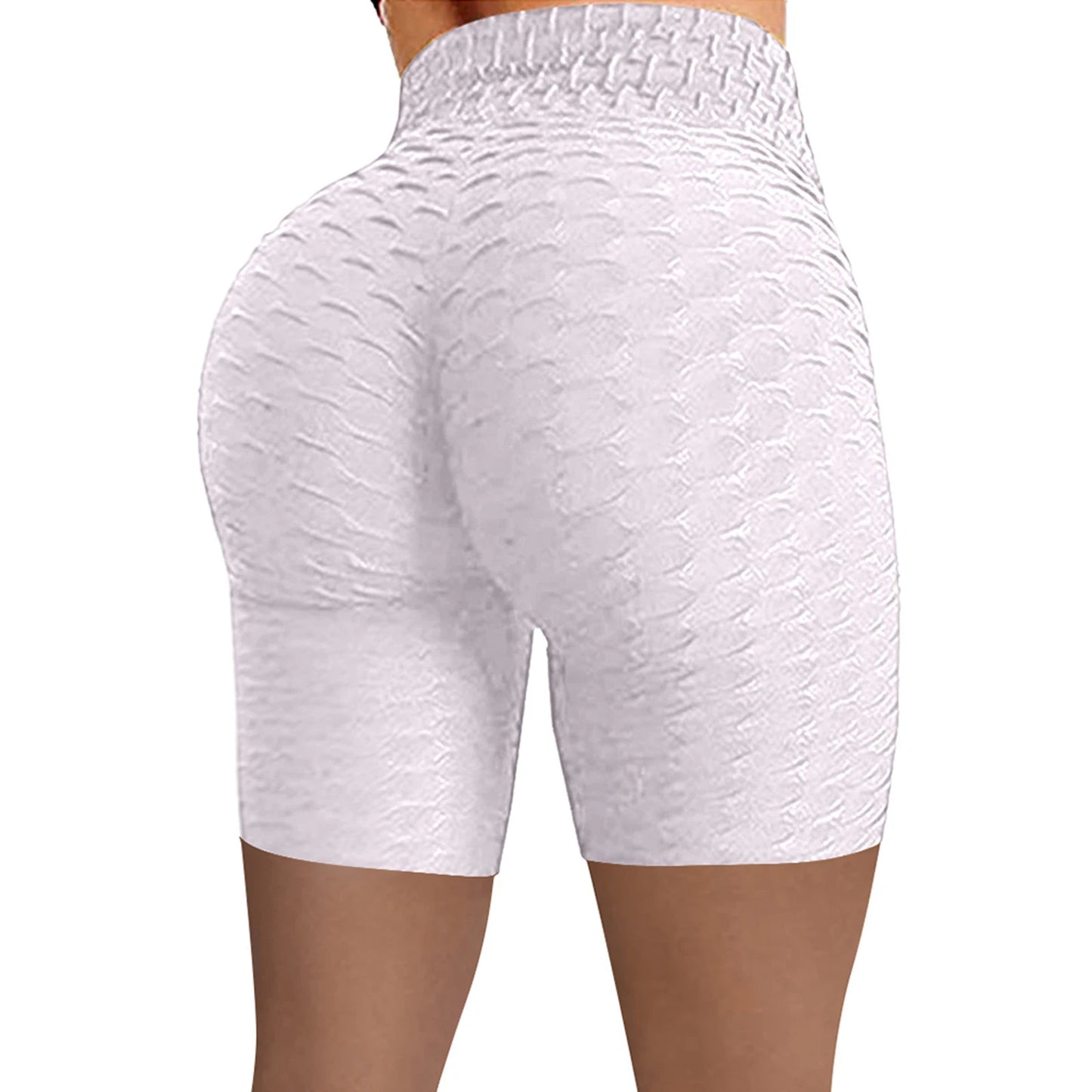 Solid Color Tight Compression Sport Short High Waist Yoga Ultrashort Legging Training Soft Women Gym Athletic Tight Squat Proof