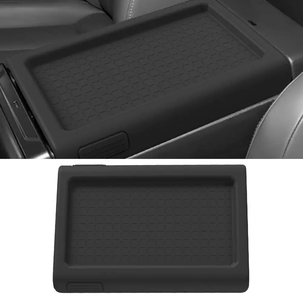 Center Console Armrest Cover for 2026 Toyota RAV4/Venza Anti-Scratch Silicone Protector Pad Car Interior Accessory