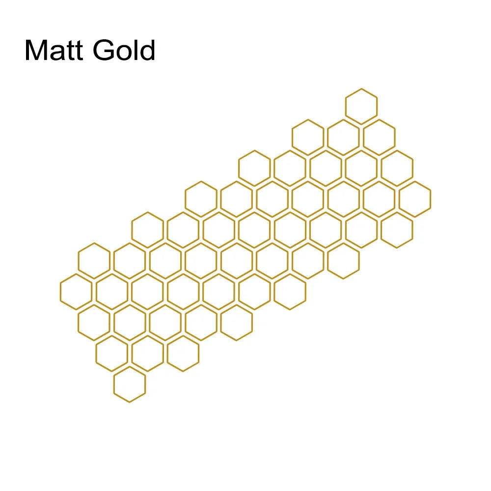 Honeycomb Side Graphic Car Decal — Vinyl Tuning Sticker, Universal