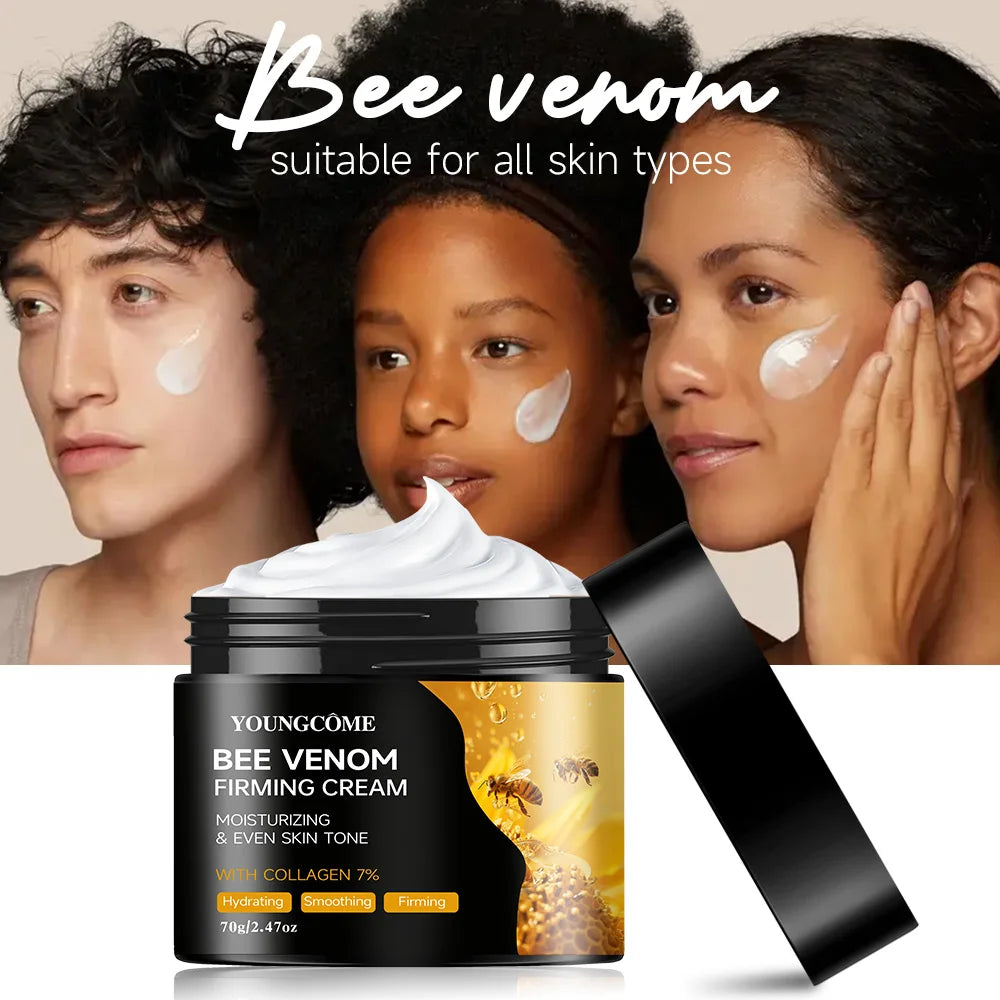 YOUNGCOME Bee Venom & Collagen Face & Neck Cream – Firming, Anti-Aging, Whitening & Deep Hydration | CPNP Certified | 40g & 70g