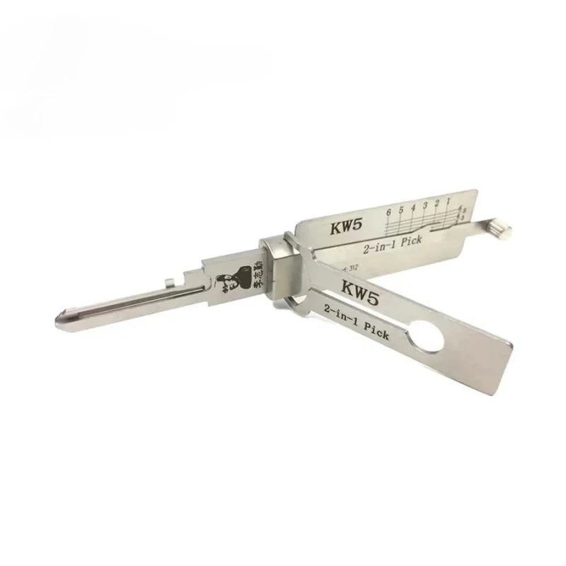 KW5 KW1 SC4 SC1  2-in-1 Lishi Lock Pick Opens Key Decoder Master Key Set of  Pick Lock Picking Kits