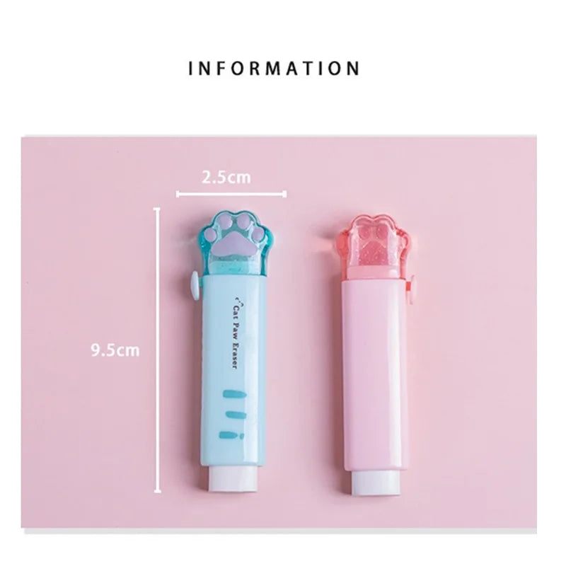 Cute 4PCS Kids Animal Erasers - Fun School Stationery