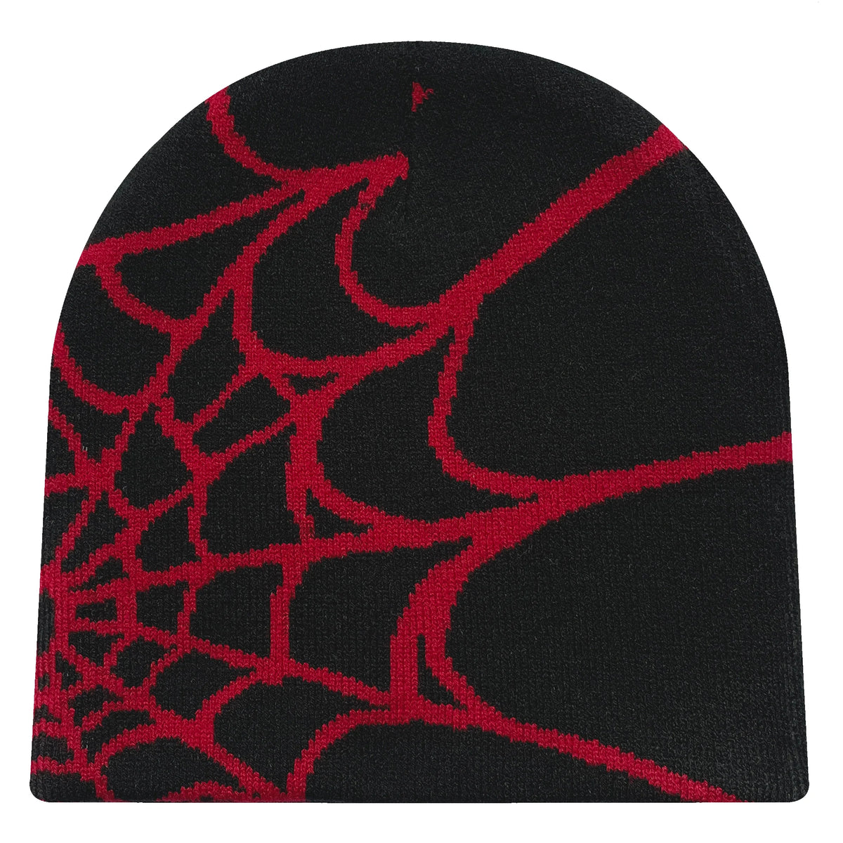 Spider Web Knit Beanie, Unisex Y2K Hat