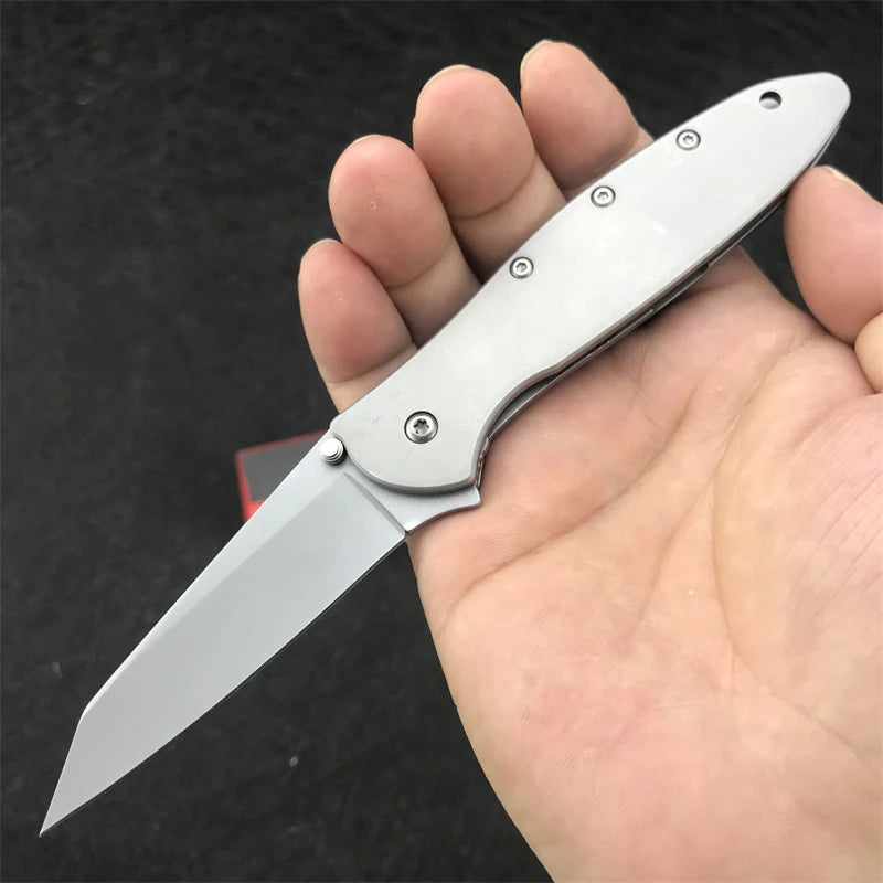 KS 1660 Knife Tanto Blade Pocket Folding Knife Outdoor EDC Multitool Camping Hunting Self-defense Tactical Hand Kniveswith Clip