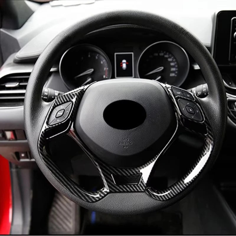 For Toyota C-HR AX10 CHR 2017-2023 Carbon Fiber Texture Window Switch Lift Panel Air Outlet Protective Cover Interior Accessorie
