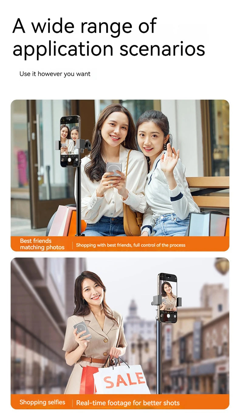 Magnetic Phone Selfie Monitor Screen,For IPhone And Android Smartphones Rear Camera For Real-time Selfie Video Streaming