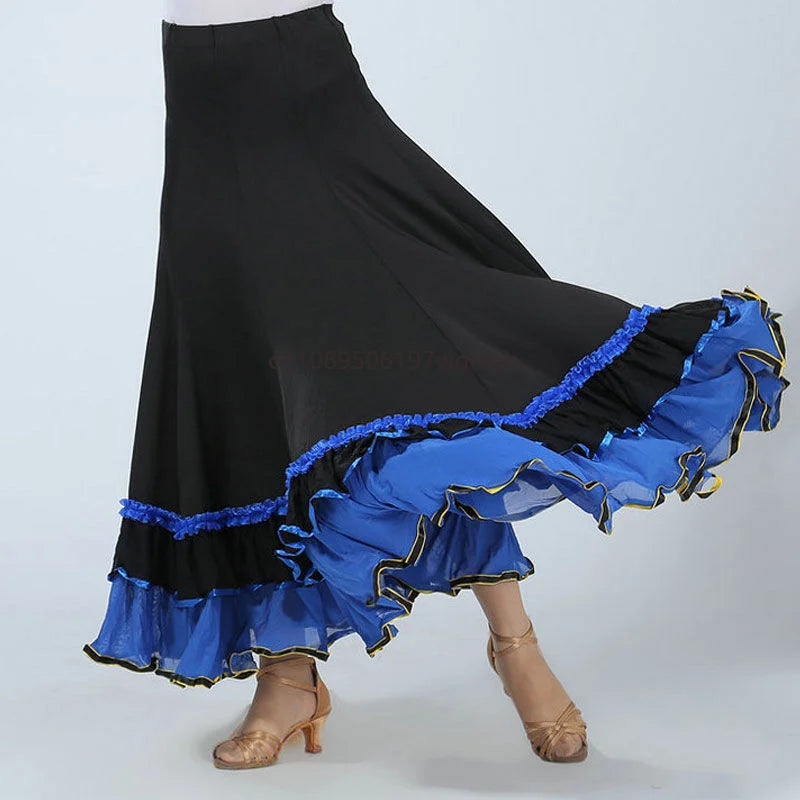 Women's flamenco dress with swing skirt