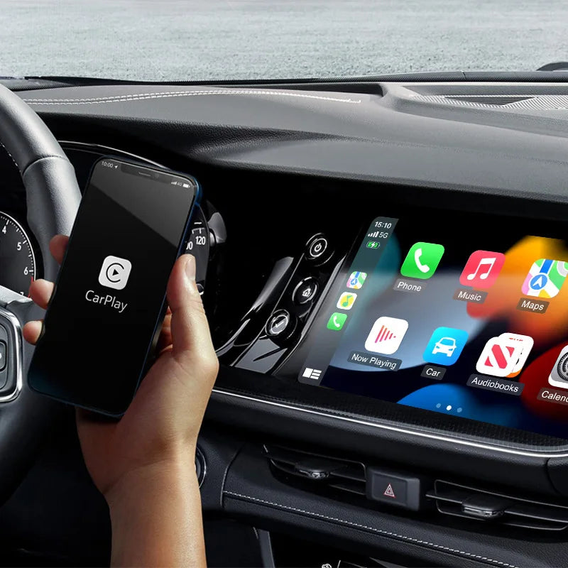 2- in-1 Wireless Android Auto Adapter Wireless CarPlay Dongle Car Intelligent Systems AI Smart Box For Car Wired CarPlay