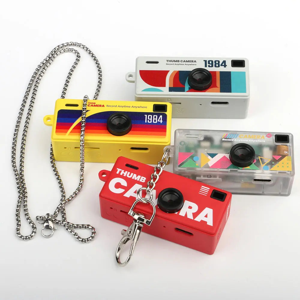 G6 Thumb Keychain Camera — 1080P Retro Mini Action Camera