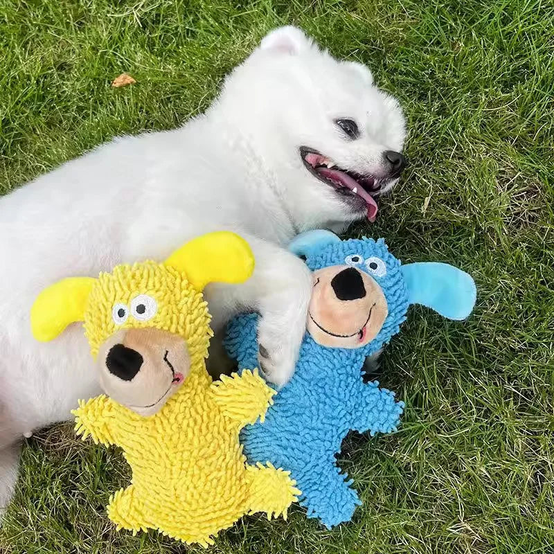 Stuffed Squeaky Dog Doll - Chew Toy for Small & Medium Dogs – photo 4