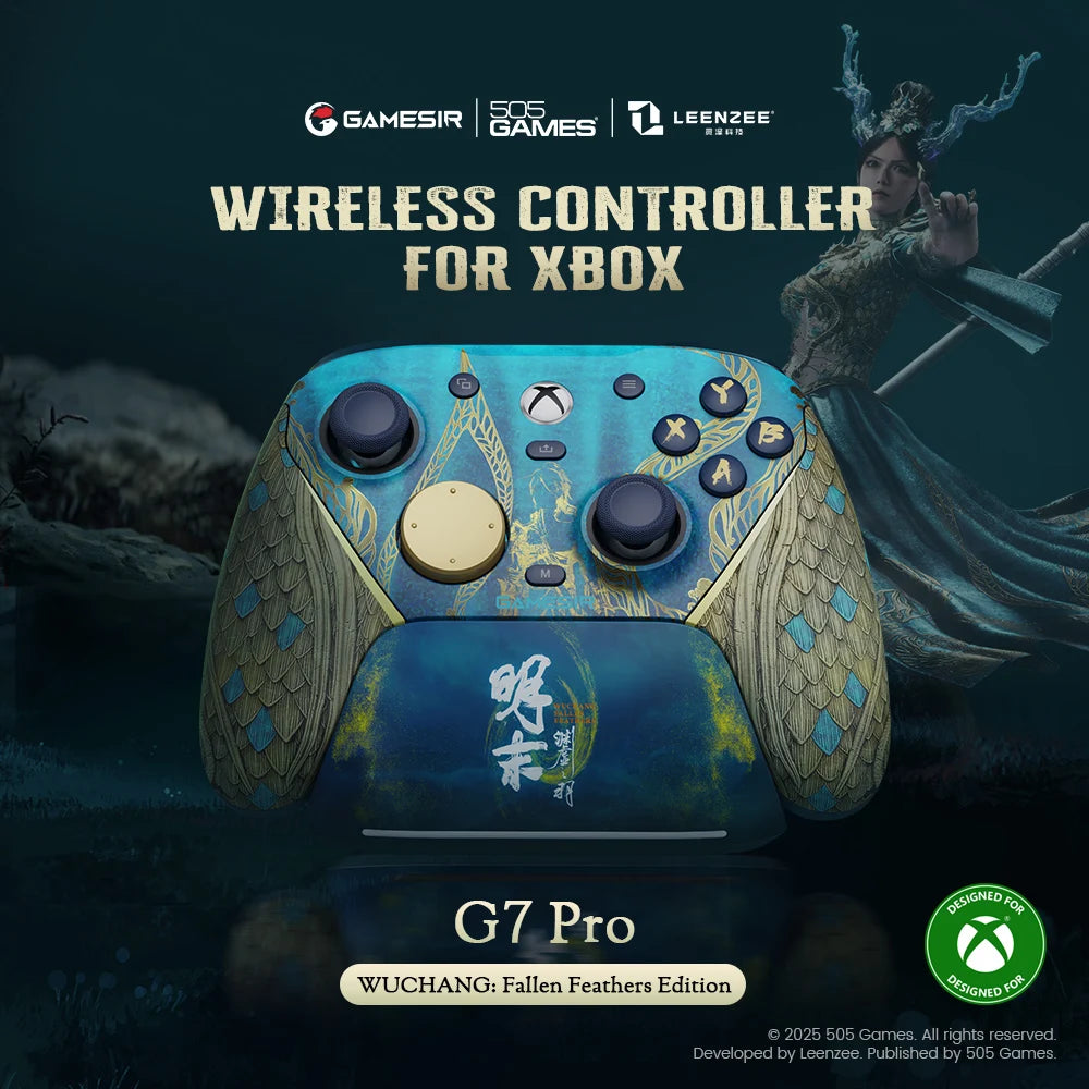 GameSir G7 Pro WUCHANG Xbox PC Controllers Wireless for XBOX Series S X One PC Control Bluetooth Gamepad Fallen Feathers Edition