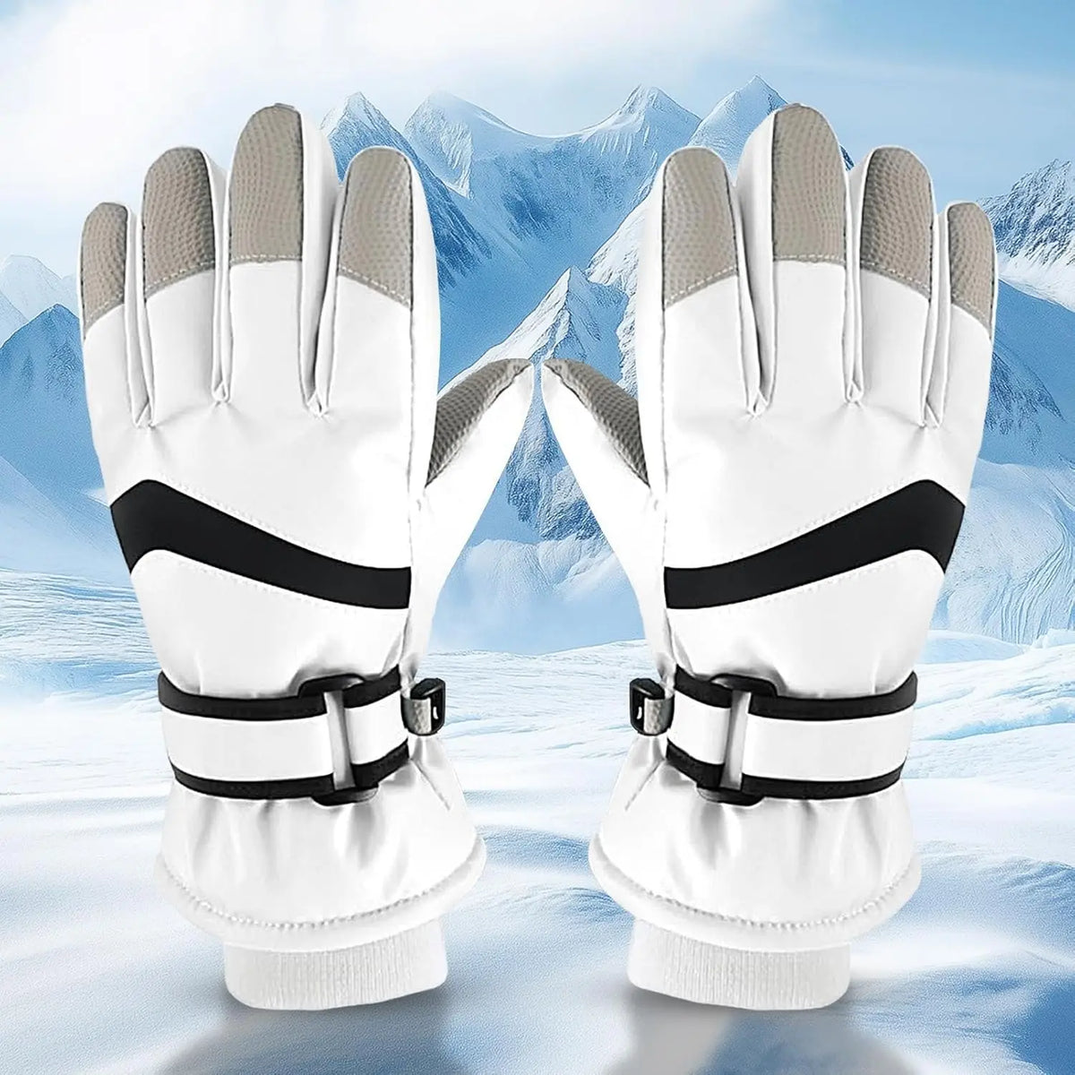 Kids Heavy-Duty Ski Gloves - Windproof Winter Sports Gloves - photo 8