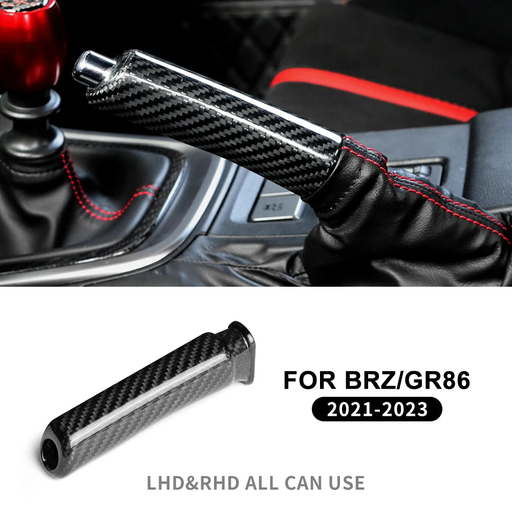 Real Hard Carbon Fiber For Subaru BRZ Toyota GR86 2021 2022 2023 2024 LHD RHD Car Trim Panel Sticker Dry Carbon Accessories