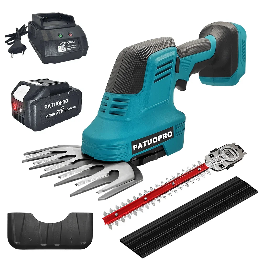 Cordless Hedge Trimmer 1700RPM – Handheld Grass Cutter Compatible with Makita 18V Battery (Battery Not Included)