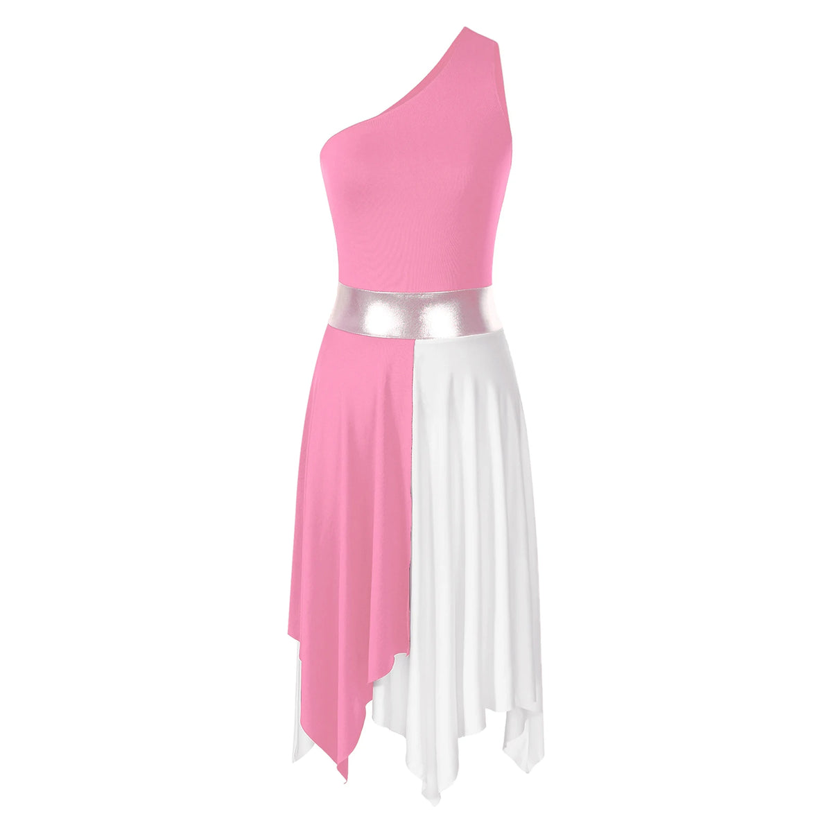 Women's praise dance long dress with split