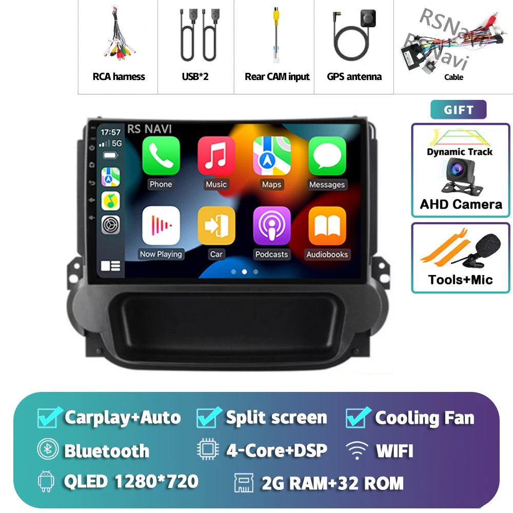 Android 16 Carplay Auto Car Radio Multimedia Player For Chevrolet Malibu 2012-2015 Autoradio DSP GPS Stereo WIFI 2din 16G-512G