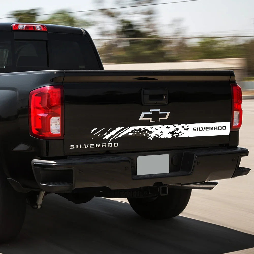 Car Sticker Pickup Back Door Tailgate Vinyl Decor Decals Tuning Accessories Decoration For Chevrolet Silverado 1500 2500HD Z71