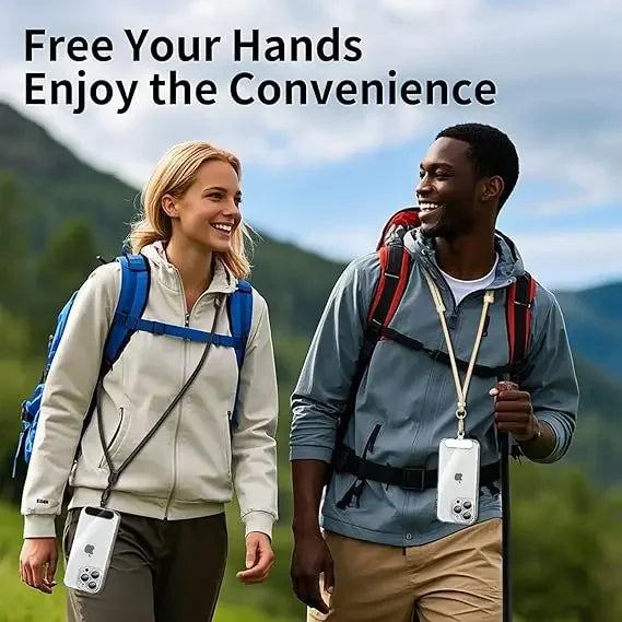 Adjustable Phone Lanyard/Wrist Strap Crossbody/Neck Phone Strap Universal Phone Slings Stretchable Cable for Smartphones