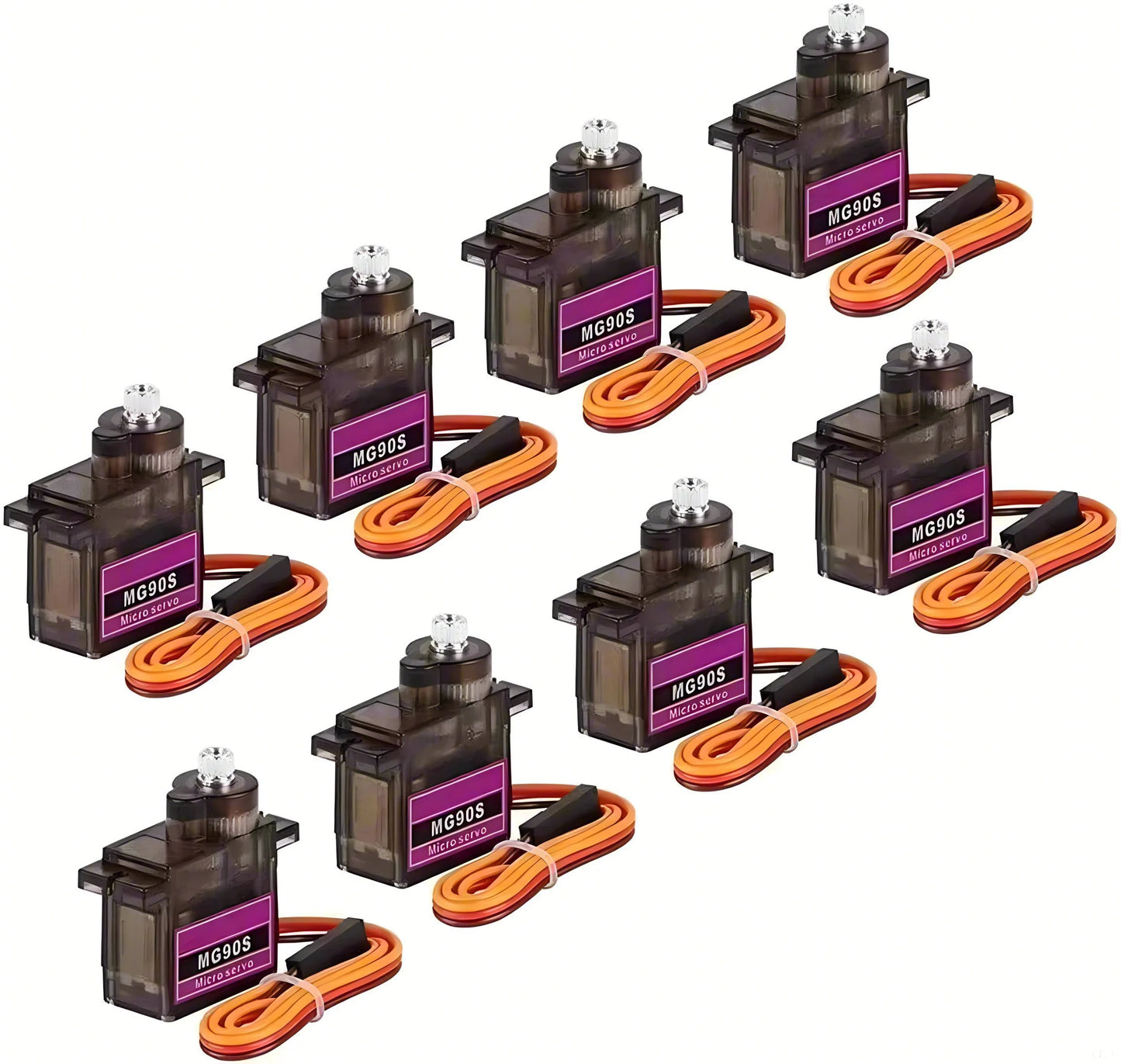 MG90S Servo 9g 5/10/20/50 Pcs All Metal Gear 9g SG90 Upgraded Version For Helicopter Plane Boat Car MG90 9G Trex 450 RC Robot