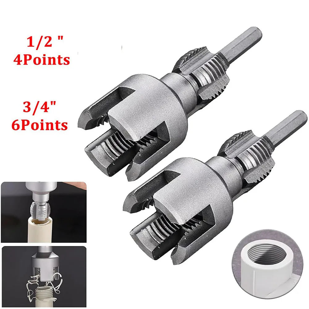 PPR Pipe Threading Tools 1/2" and 3/4" Internal and External Tap and Die Thread Cutter with Extension