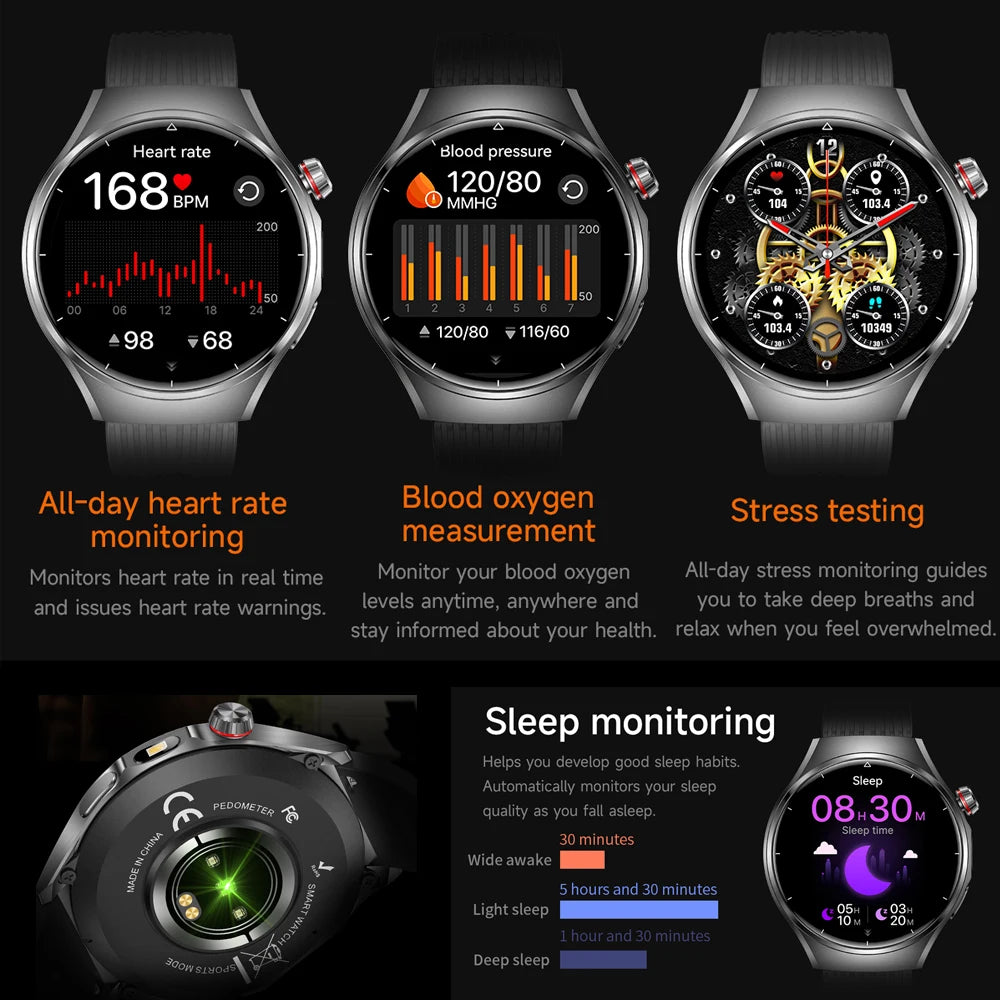 2026 G6 Max Smartwatch – 1000mAh Battery, Bluetooth Call, GPS Tracking & LED Flashlight | Men