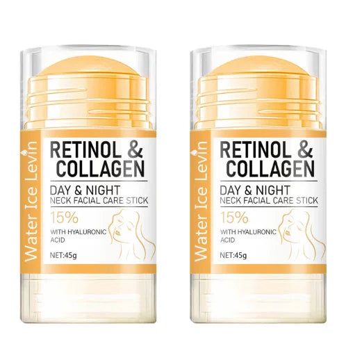 Retinol & Collagen Neck and Face Care Stick — Hyaluronic Acid Firming Balm, 45g