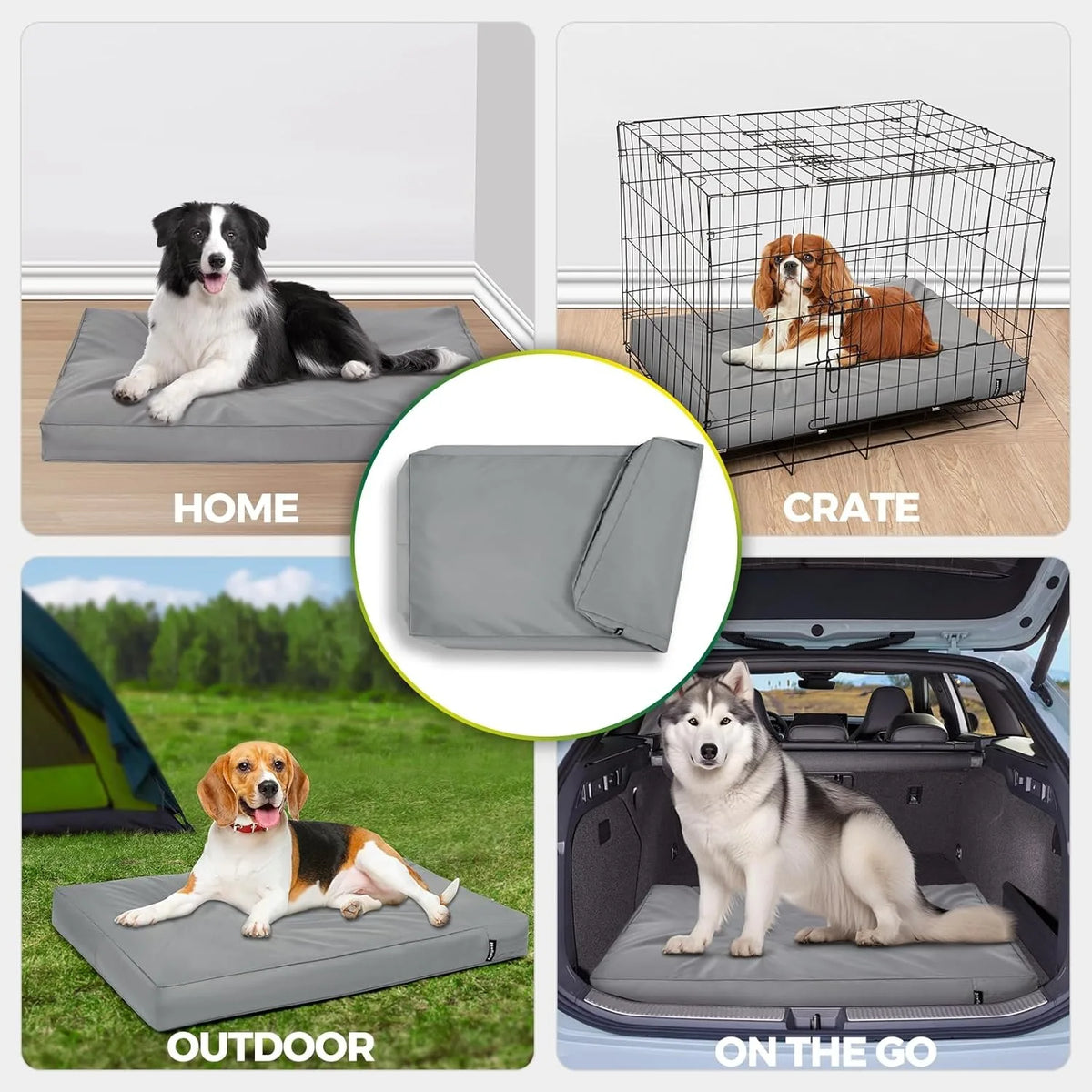 Washable Crate Pad Cover - 210D Oxford Waterproof – photo 6
