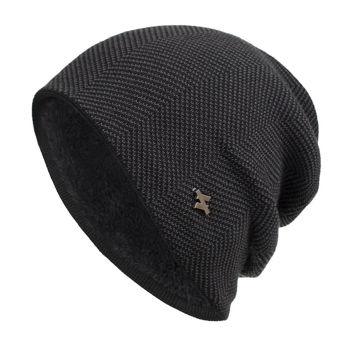 Unisex Fleece Lined Knit Beanie - Warm Cold Weather Snow Cap - photo 6