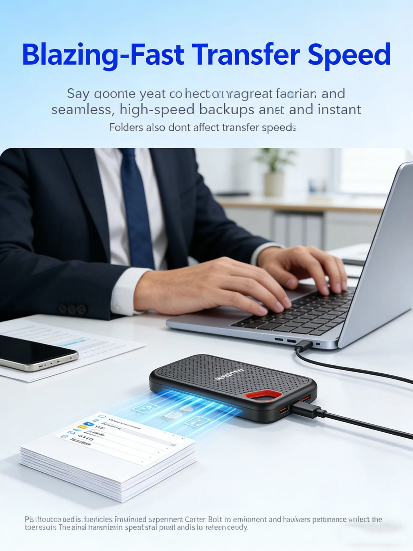 Original SSD 128TB high-speed external hard drive 1TB hard drive USB 3.1 Hard Disk 2TB 4TB Storage Device for Laptop/mac/PC/IPad