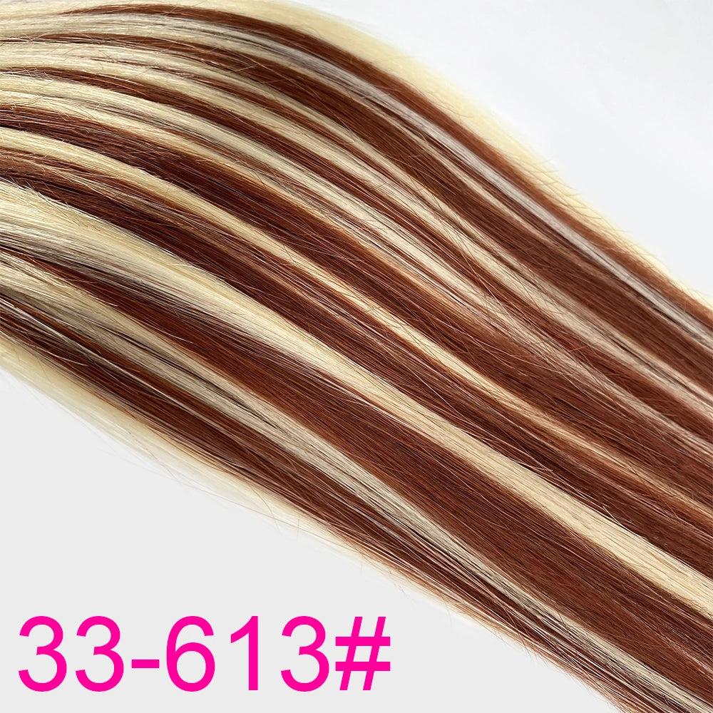 Straight Nano Rings Tip Hair Extension Ombre Natural Virgin 100% Human Hair Bulk Blonde Bundles Micro Beads Wholesale keratin