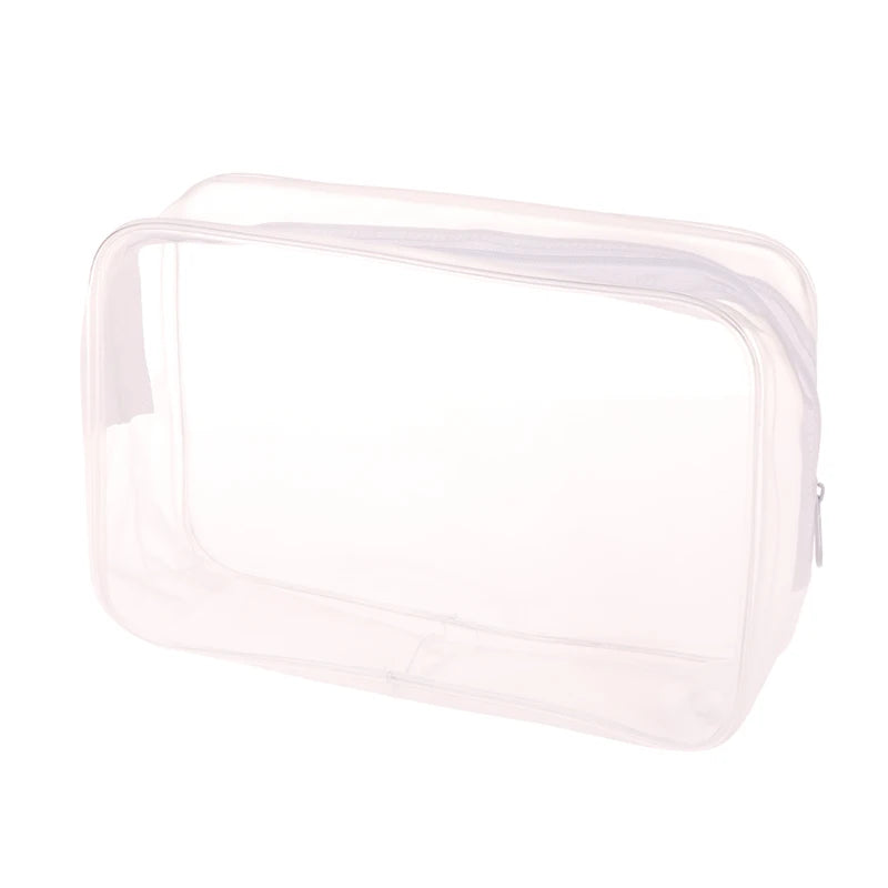 1Pc Clear Makeup Bag Fashion Transparent Travel Portable Mini Wash Storage Bags Women Zipper Organizer Cosmetic Bag